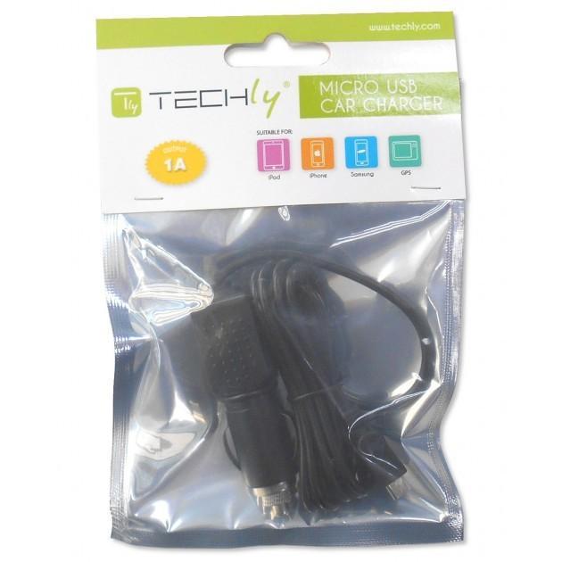 Alimentatore da Auto (12/24V) Micro-USB 1A - Techly IPW-CAR-MICRO1