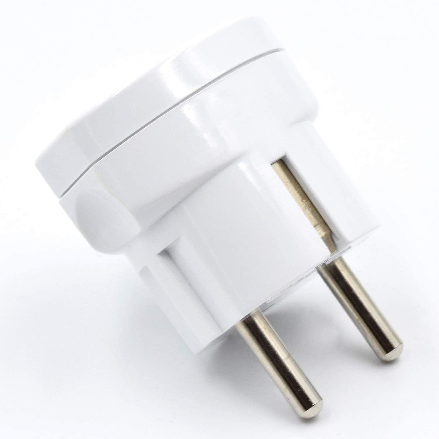 Adattatore spina Schuko a presa 10/16A Bianco - Techly IPW-IC216