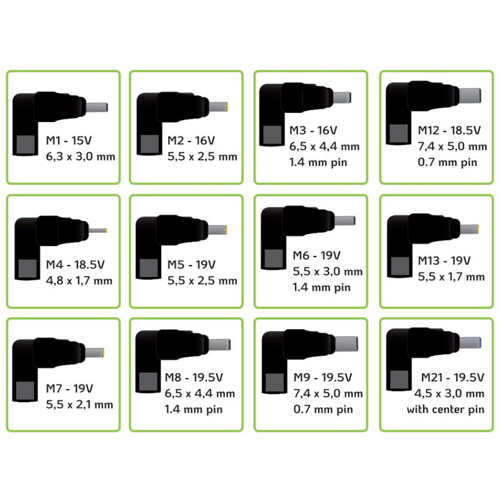 Universal AC power supply for 70 W Notebook and LCD with USB port - Techly IPW-NTS 70 WTY