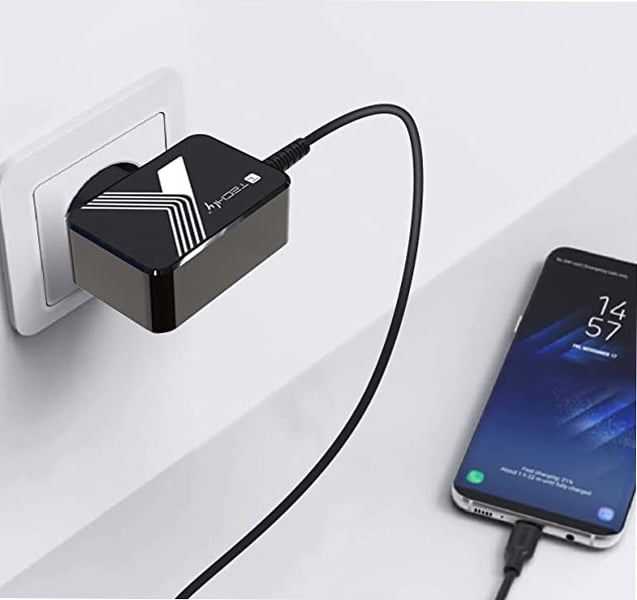 Alimentatore USB-C Power Delivery PD 3.0 45W - Techly IPW-PD45W-BKTY