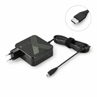 USB-C Power Delivery PD 3.0 65 W power supply for smartphones and notebooks - Techly IPW-PD 65 W-BK
