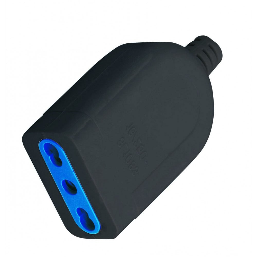Presa 2P+T 16A Bipasso Nero - Techly IPW-PR16-B