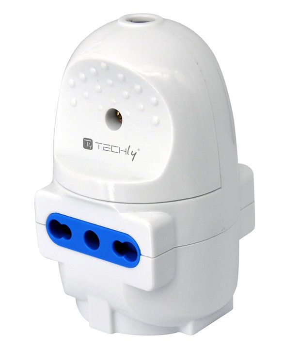 Multipresa Volante 1x 10/16A Schuko e 2x 10/16A Bipasso - Techly IPW-PR3UN-WT