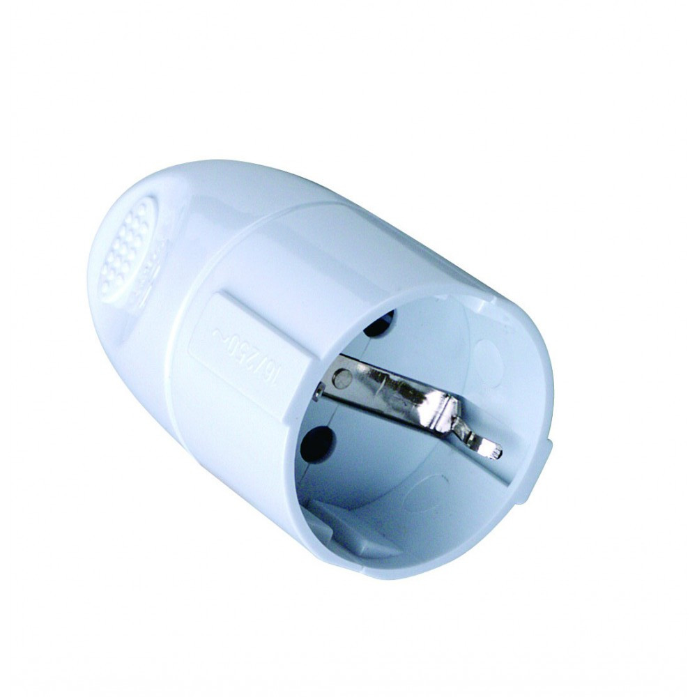Presa standard tedesca 16A Schuko - Techly IPW-PR5K-WT