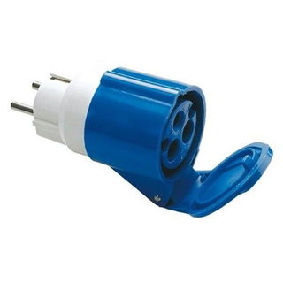 Industrial adapter from S 31 to 1 blue EEC socket - FME IPW-SP- 731