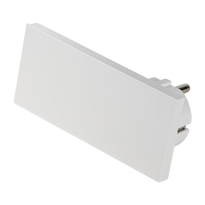 Spina Schuko 16A 2P+T Salvaspazio Super Sottile Smontabile Angolata Bianco - FME IPW-SP16-CL16WS
