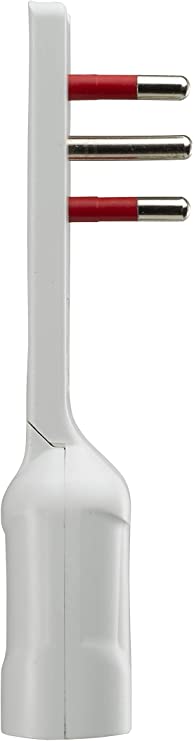 Space Saving Adapter Extra Flat Spina-Price Italian 16 A Angle White - Rosi IPW-SP 16 -FLSW