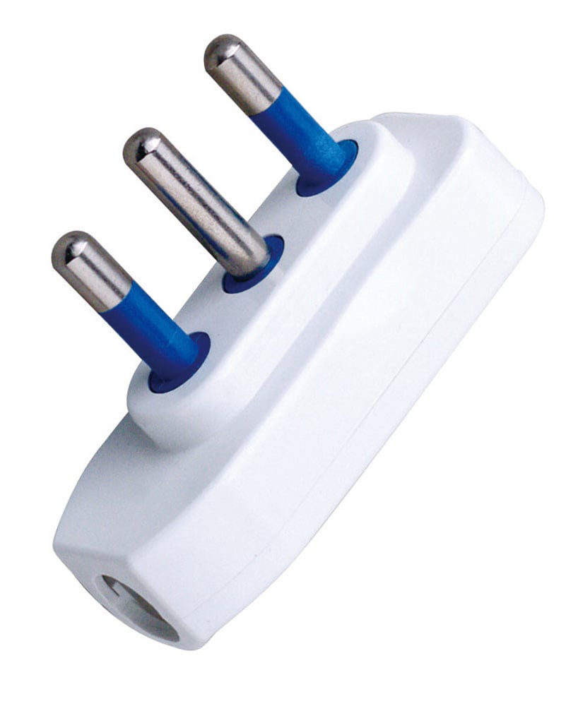 Spina ribassata 2P+T 16A Bianco - Techly IPW-SP16-WH9