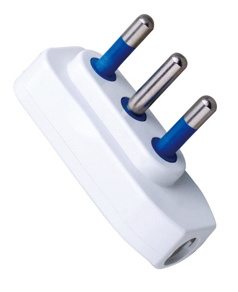 Spina ribassata 2P+T 16A Bianco - Techly IPW-SP16-WH9