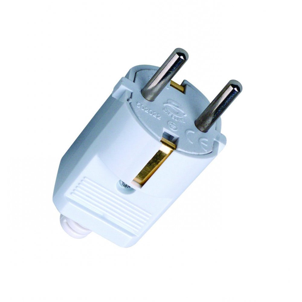 Spina standard tedesca 16A Schuko - Techly IPW-SP5K-WT