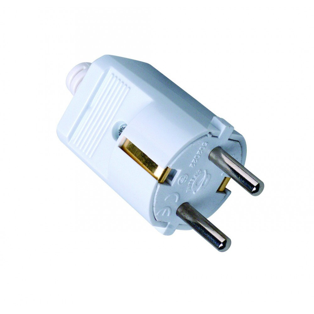 Spina standard tedesca 16A Schuko - Techly IPW-SP5K-WT