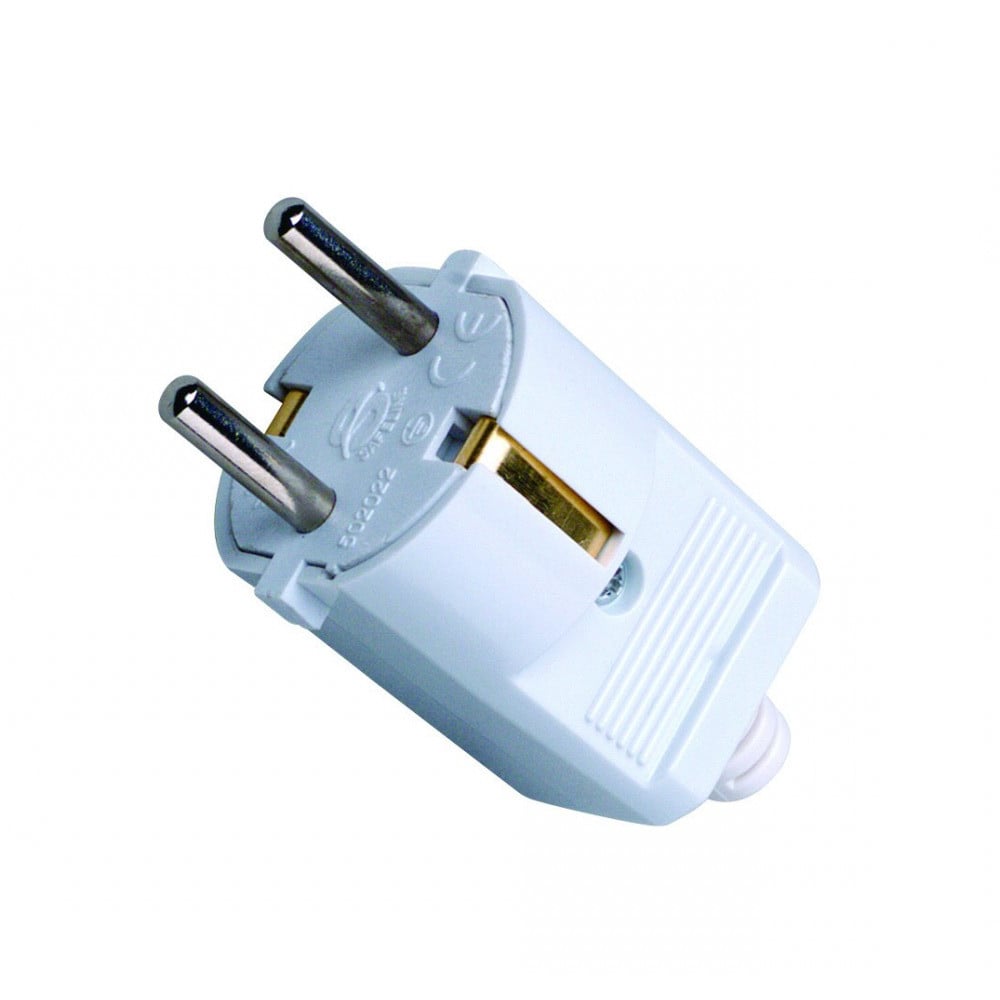 Spina standard tedesca 16A Schuko - Techly IPW-SP5K-WT