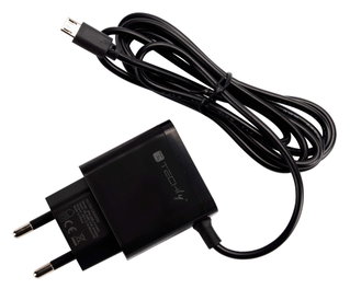 Caricabatterie Alimentatore Micro USB 5V 1A per Smartphone Tablet Nero - Techly IPW-USB-1AMBK