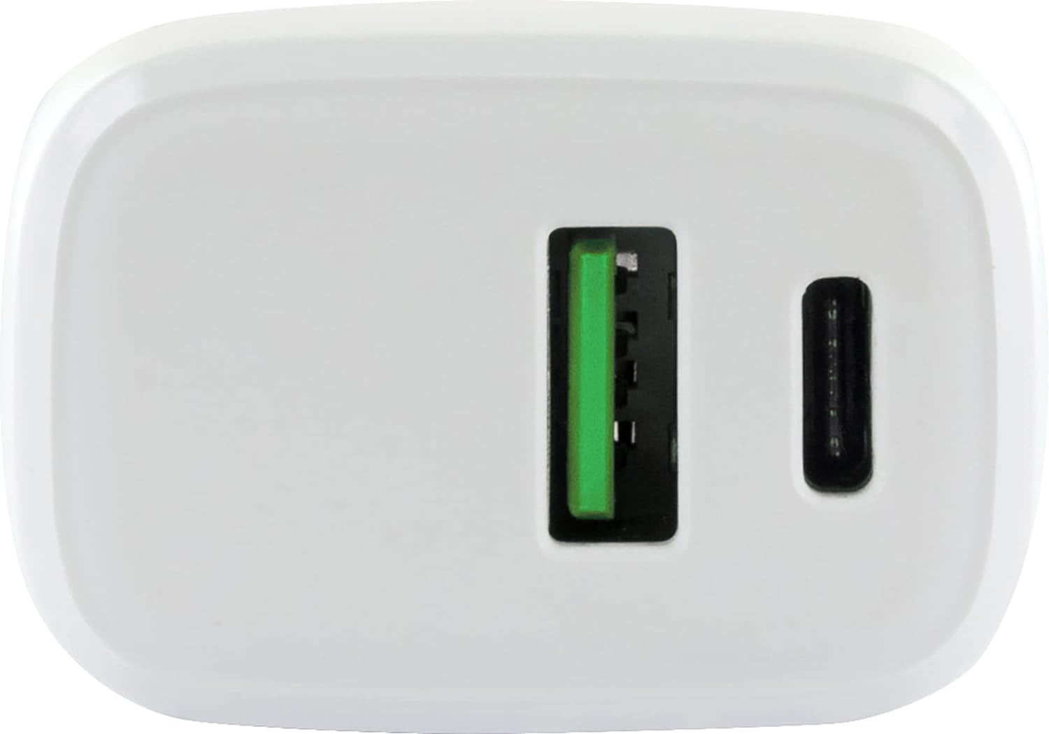 Caricatore Alimentatore GaN USB-C™ 20W e USB-A 18W da Muro - Techly IPW-USB-20WACG