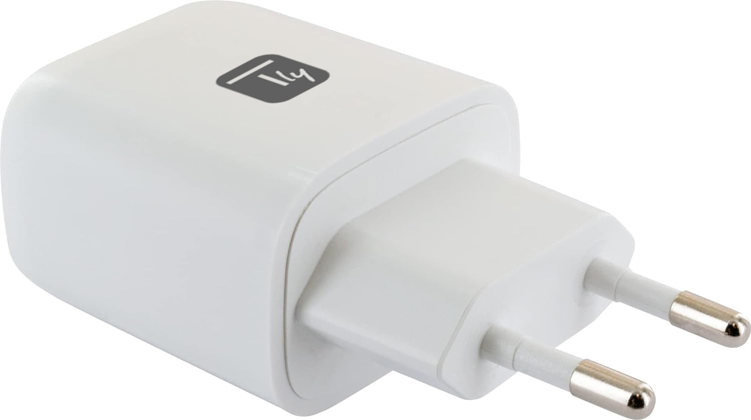 Caricatore Alimentatore GaN USB-C™ 20W e USB-A 18W da Muro - Techly IPW-USB-20WACG