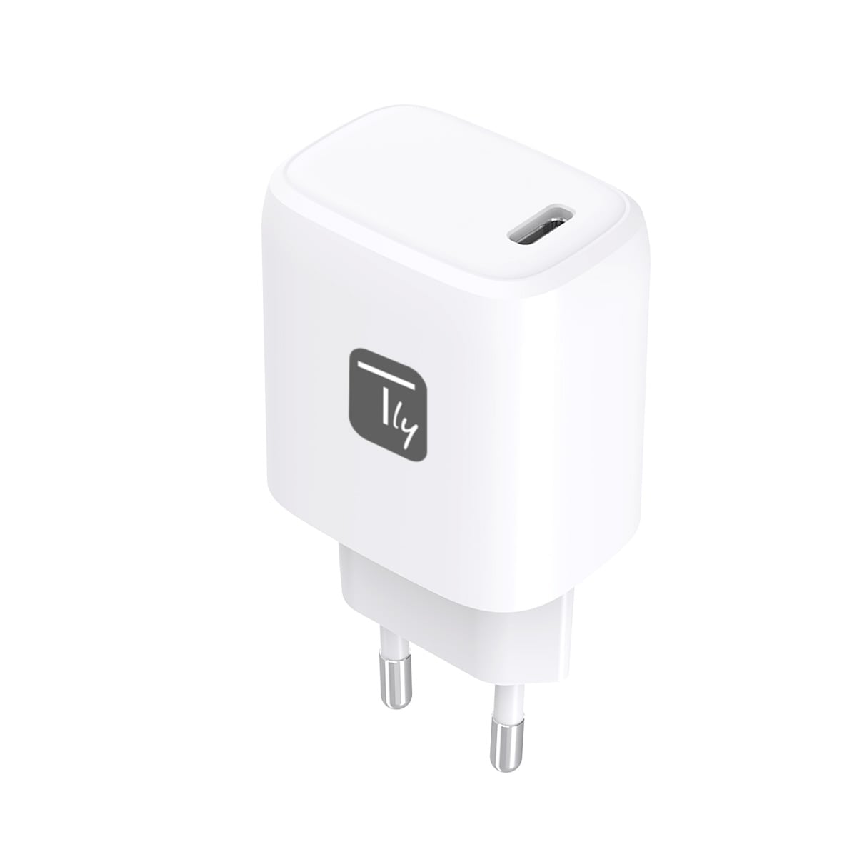 Caricatore Alimentatore GaN USB-C™ da Muro 20W - Techly IPW-USB-20WCG