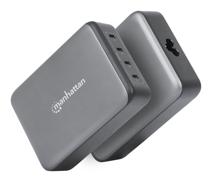 Stazione Ricarica USB-C PD 4 Porte GaN 240W - Manhattan IPW-USB-240W