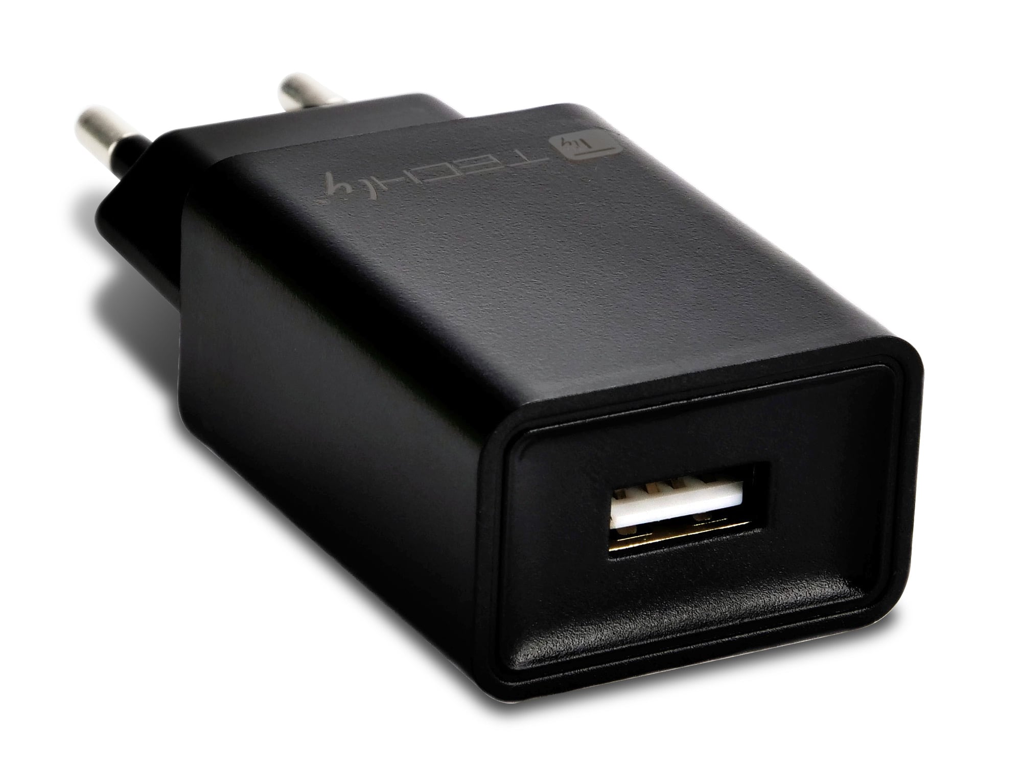 Caricatore Alimentatore USB-A da Muro 5V 2.4A per Smartphone o Tablet - Techly IPW-USB-24BK