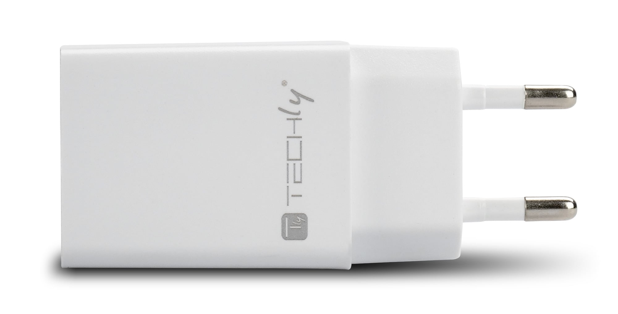 Caricatore Alimentatore USB-A da Muro 5V 2.4A per Smartphone o Tablet - Techly IPW-USB-24WH