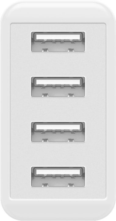USB wall charger to 4 routes 30 W, white - Goobay IPW-USB- 4 PA 30 WW