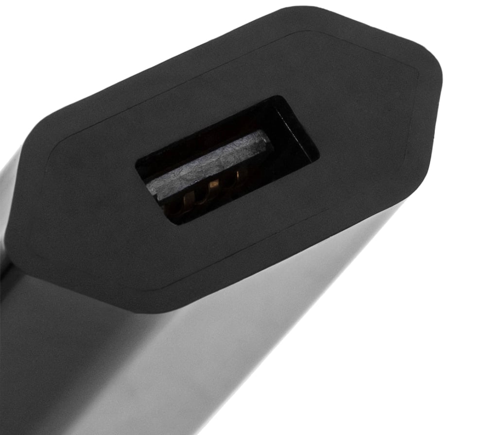 Caricatore USB 1A Compatto Spina Europea Nero - Techly IPW-USB-ECBKG