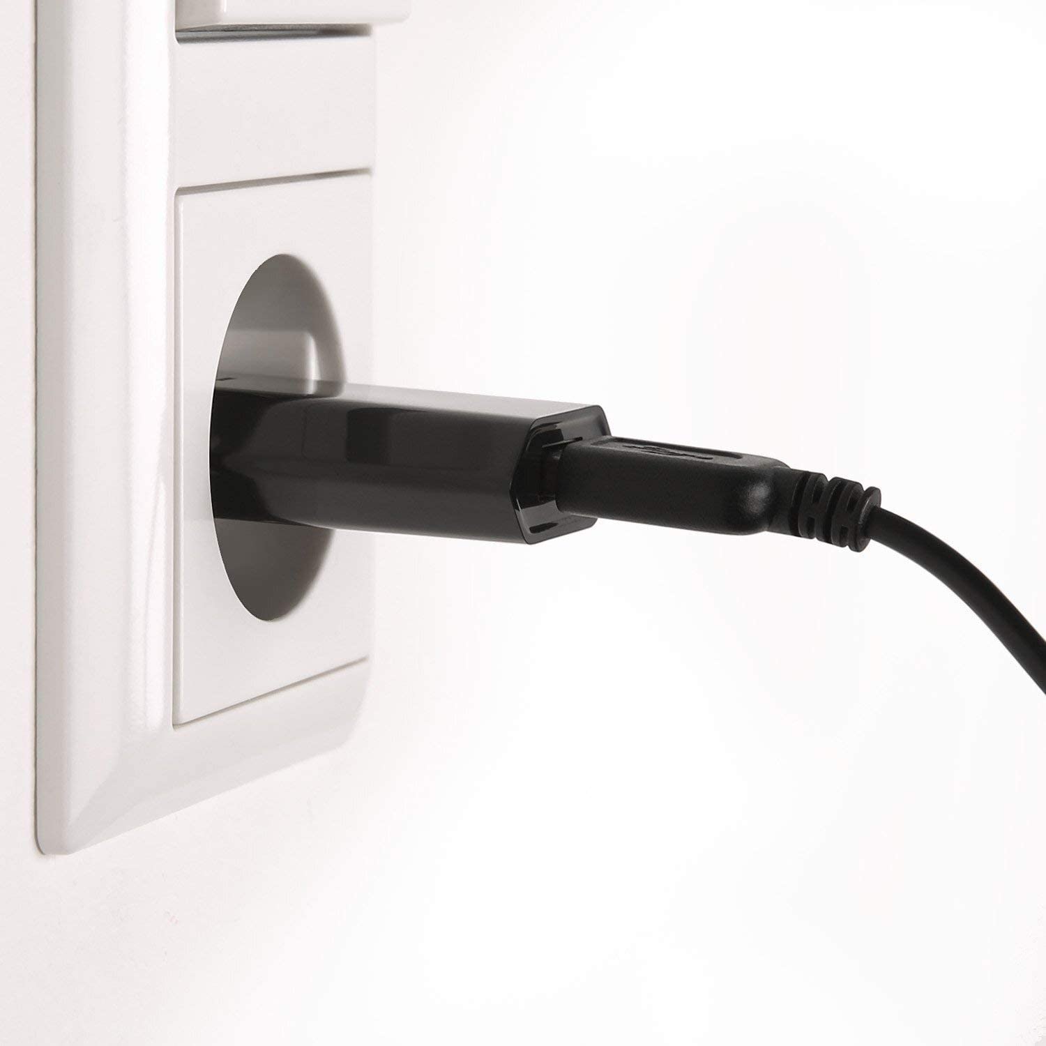 Caricatore USB 1A Compatto Spina Europea Nero - Techly IPW-USB-ECBKG
