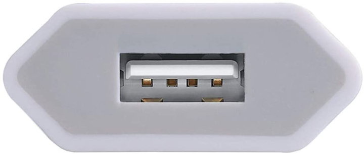 Caricatore USB 1A compatto spina europea bianco - Techly IPW-USB-ECWW