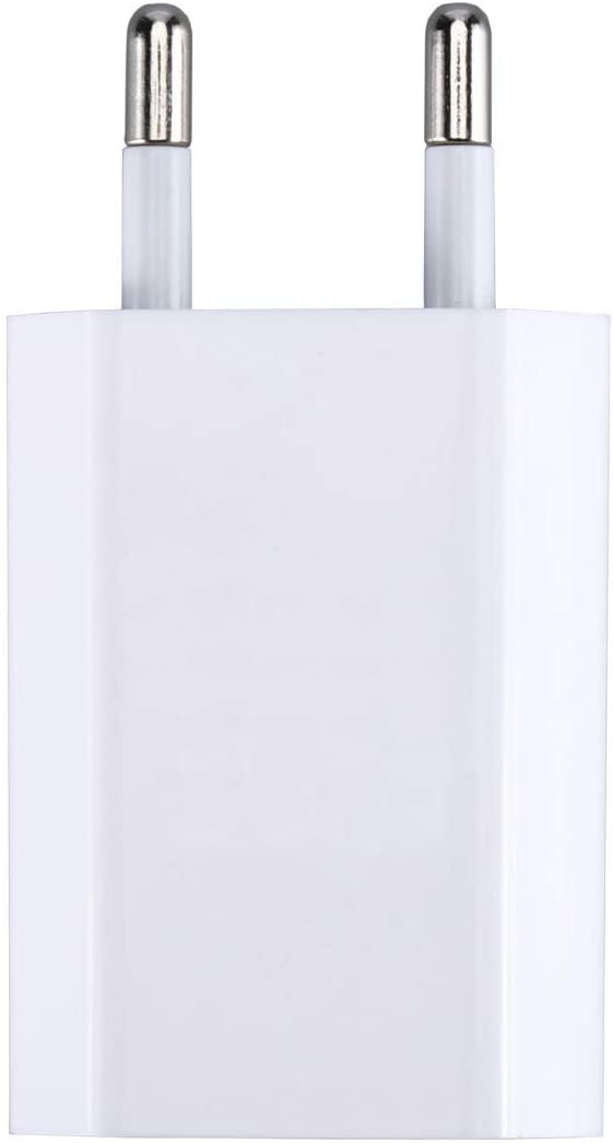 USB 1 Compact white European plug charger - Techly IPW-USB-ECWW
