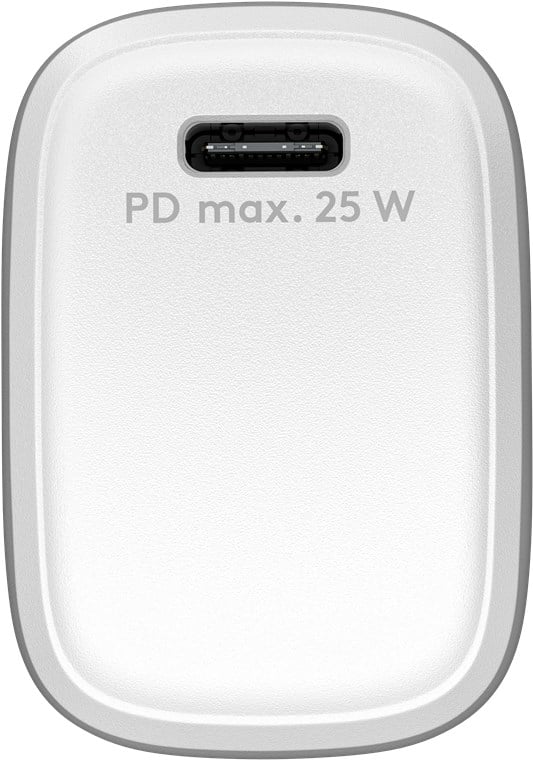GAN USB-C PD 25 W Charger from White Wall - Goobay IPW-USB-G 25 WH