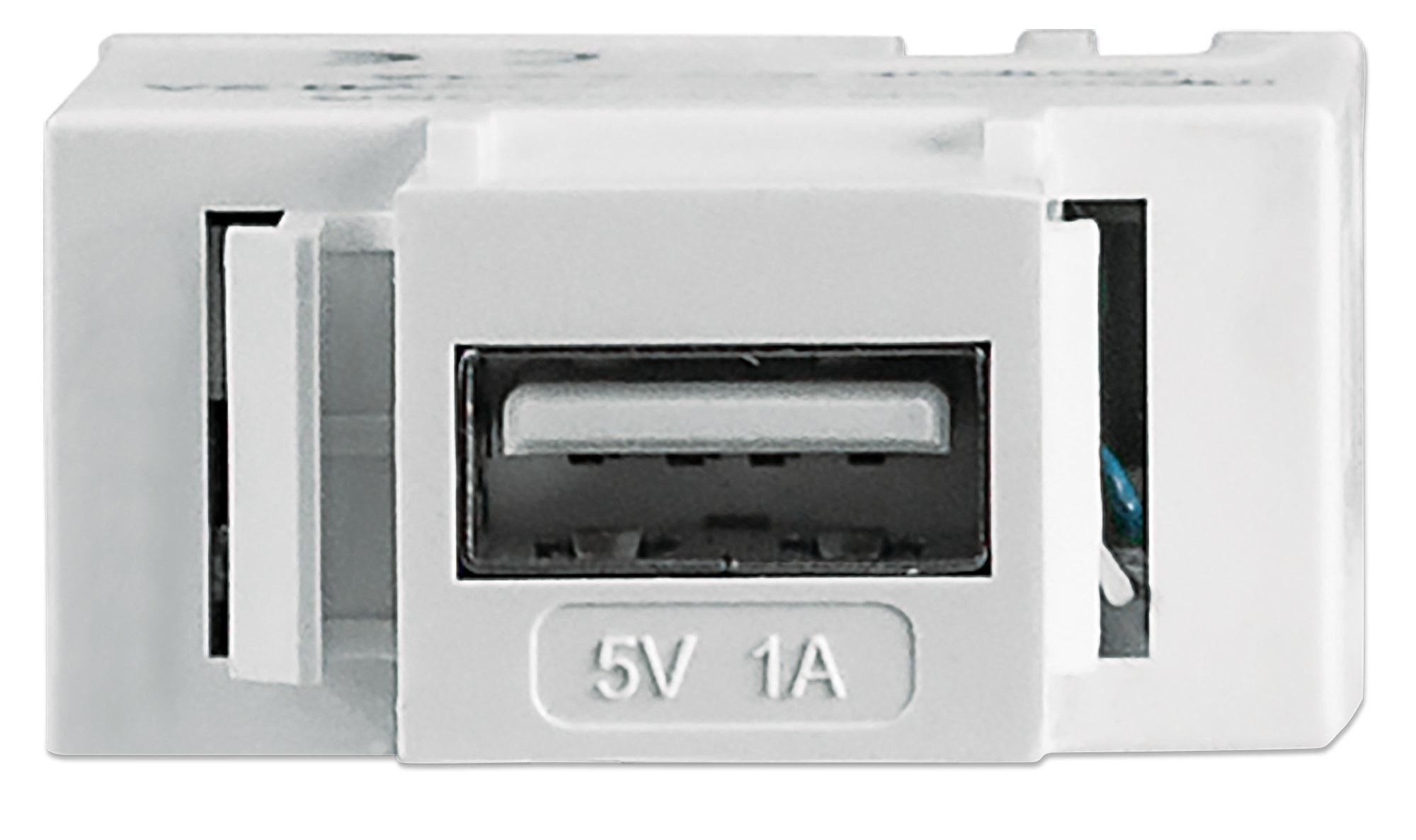 USB socket with Keystone attachment for charging - IPW-USB-KEY 1 A Intellinet