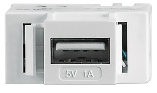 USB socket with Keystone attachment for charging - IPW-USB-KEY 1 A Intellinet