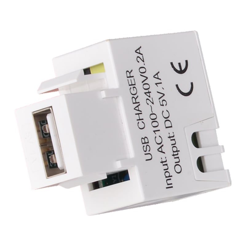 USB socket with Keystone attachment for charging - IPW-USB-KEY 1 A Intellinet