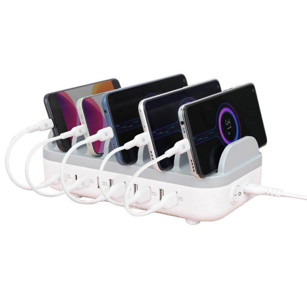Docking Station 10 charging station USB ports 120 W - Manhattan IPW-USB-MULTI 3 C 7 A