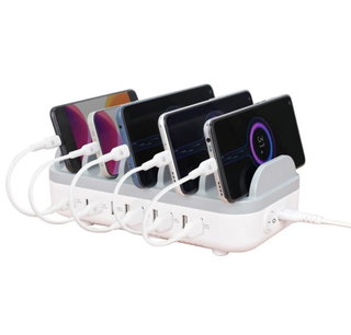 Docking Station Stazione di Ricarica 10 Porte USB 120W - Manhattan IPW-USB-MULTI3C7A