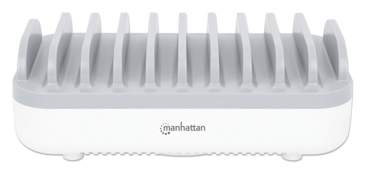 Docking Station Stazione di Ricarica 10 Porte USB 120W - Manhattan IPW-USB-MULTI3C7A