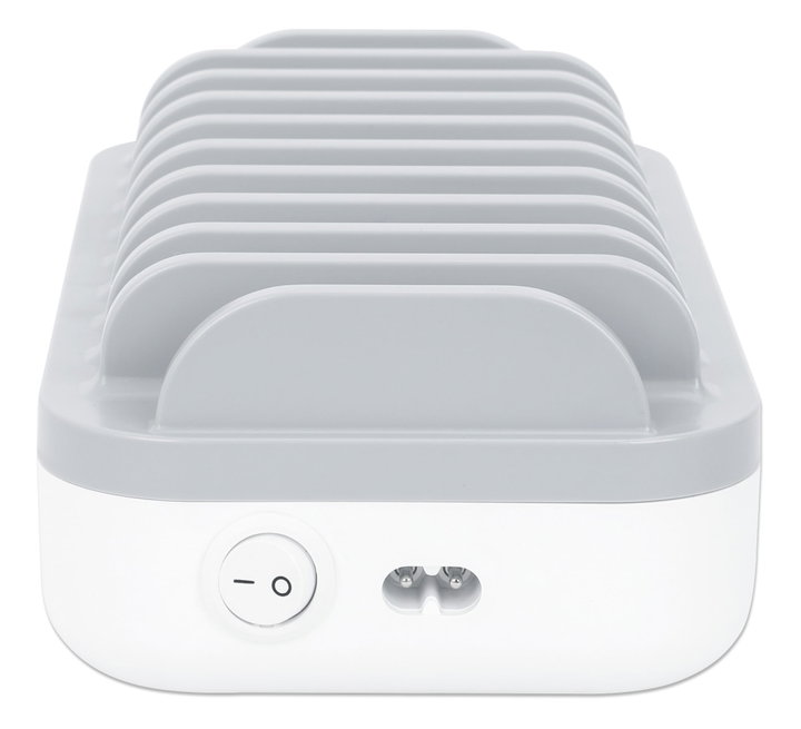 Docking Station Stazione di Ricarica 10 Porte USB 120W - Manhattan IPW-USB-MULTI3C7A