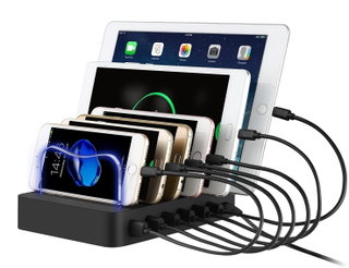Docking Station 6 charging station USB ports - Manhattan IPW-USB-MULTI 6