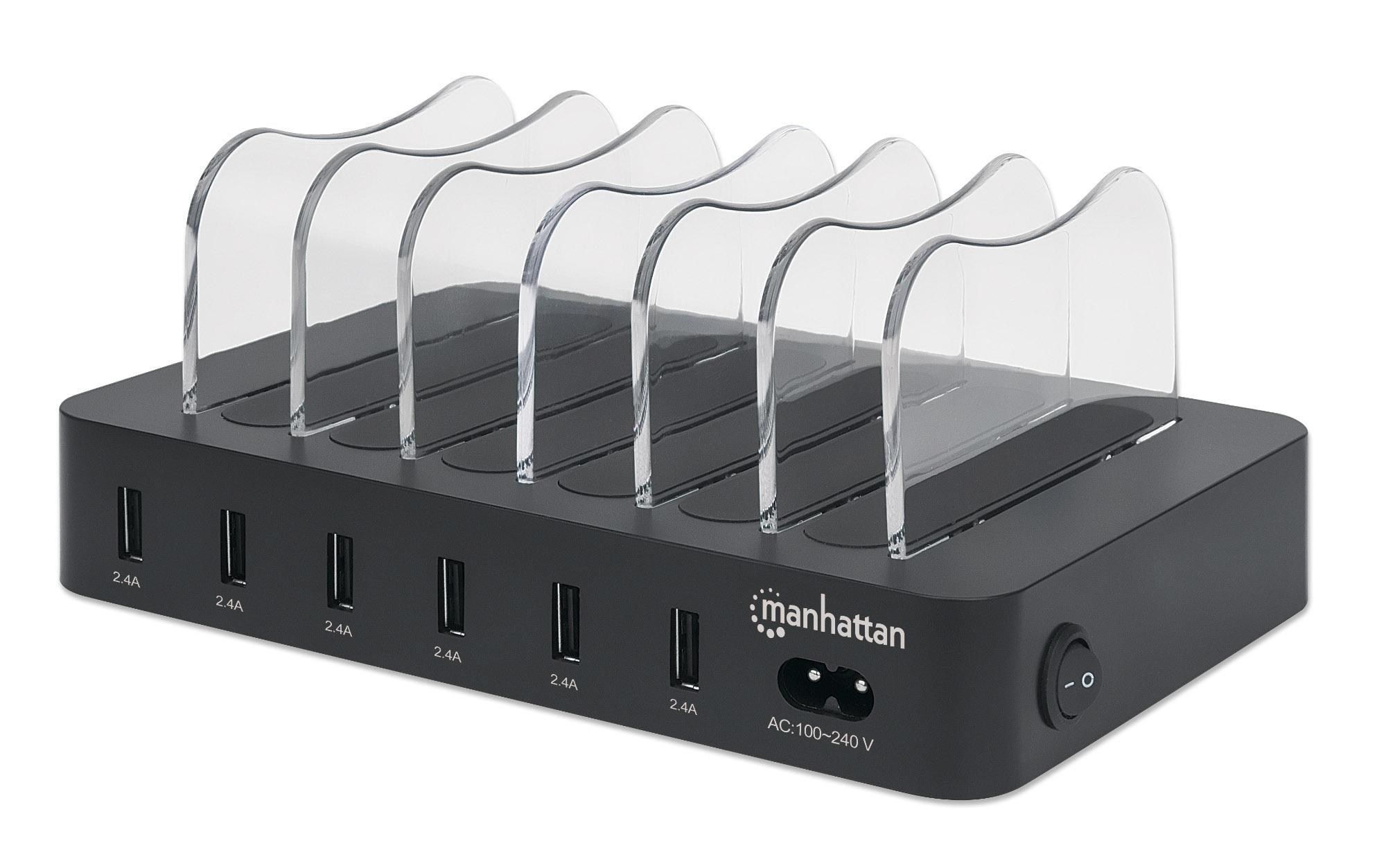 Docking Station 6 charging station USB ports - Manhattan IPW-USB-MULTI 6