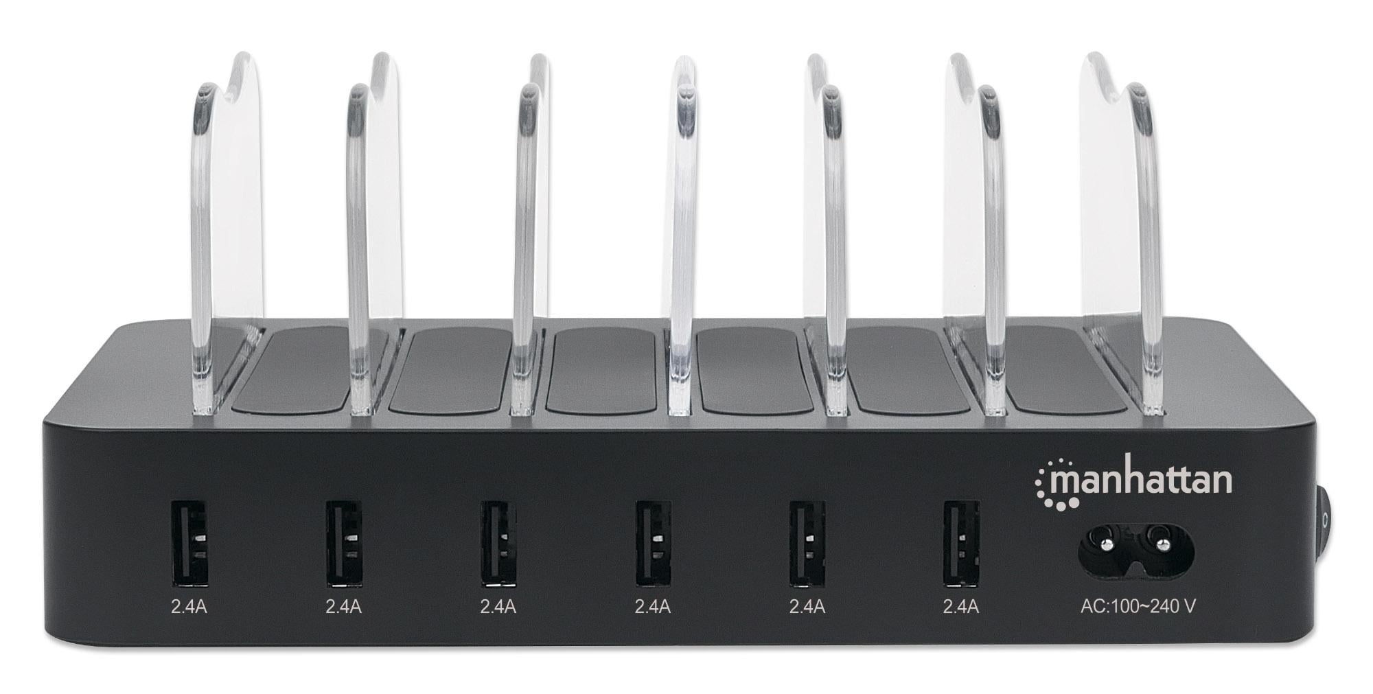 Docking Station 6 charging station USB ports - Manhattan IPW-USB-MULTI 6