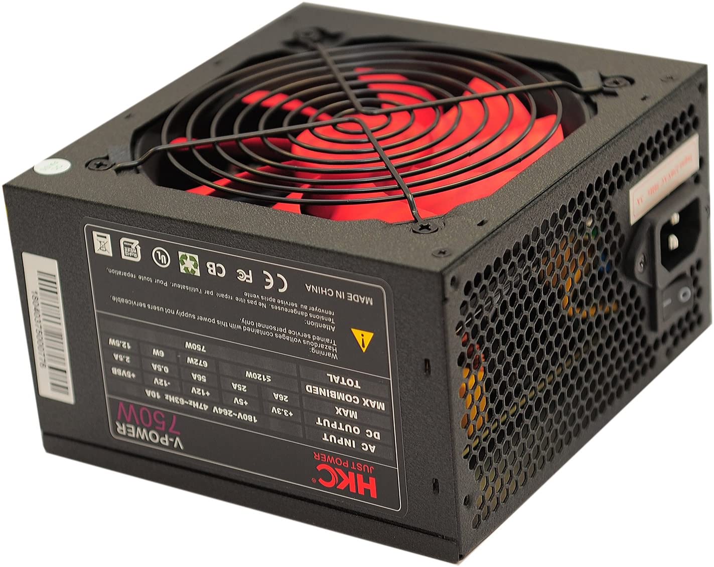 Alimentatore per PC 750W ATX 2.2 Ventola 12cm - HKC IPW-V750W