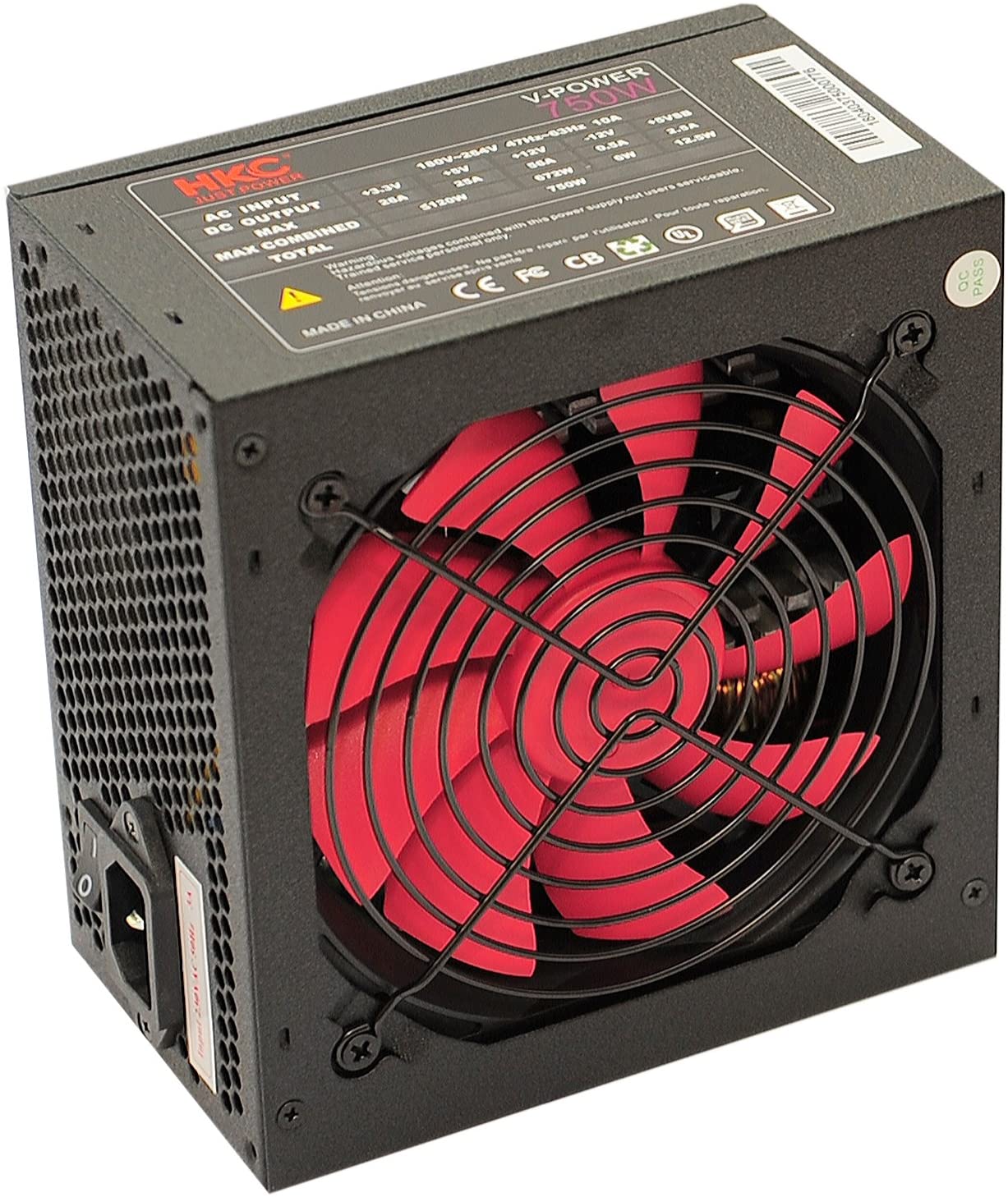 Alimentatore per PC 750W ATX 2.2 Ventola 12cm - HKC IPW-V750W