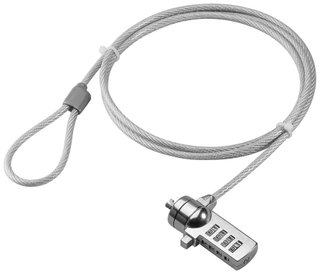 Combination safety cable for Notebook - Goobay IQ-LOK- 09 -K