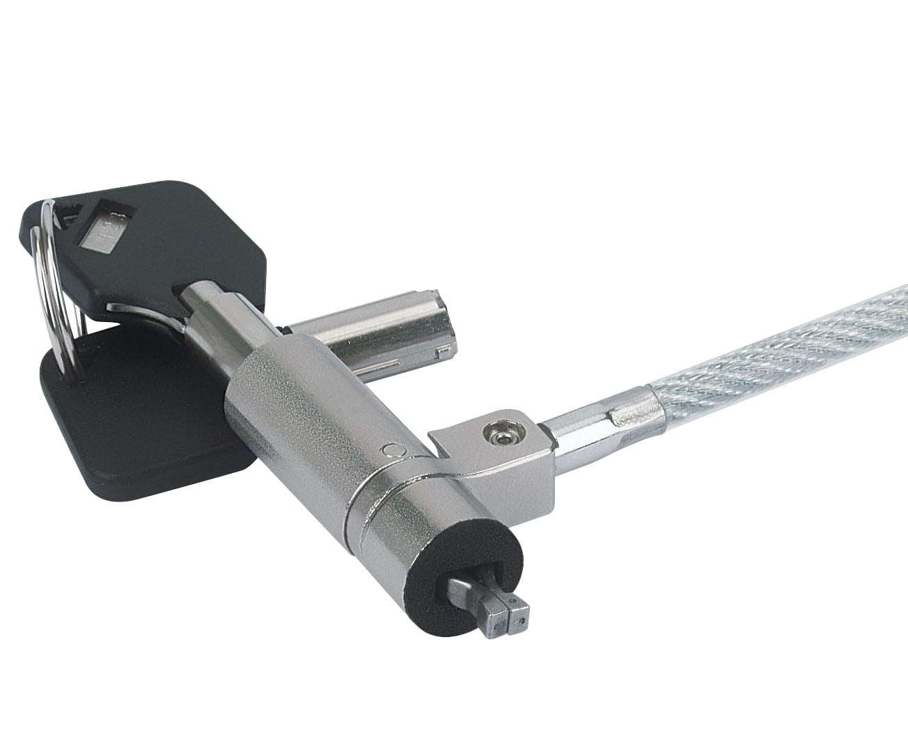 Padlock with Wedge-Lock Safety System for Notebook 1,8 cable m - Techly IQ-LOK- 13 -KT