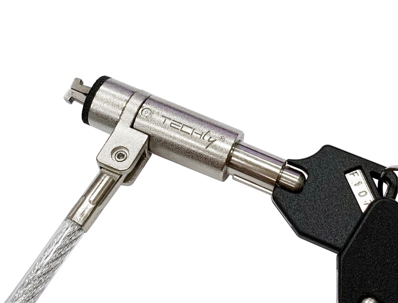 Lock for Notebook with Key, Nano Slots - Techly IQ-LOK- 15 -K