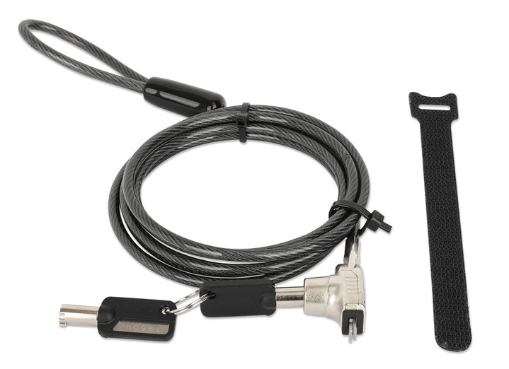 Lucchetto di Sicurezza per Notebook con Chiave per Slot Nano - Manhattan IQ-LOK-15-KMH