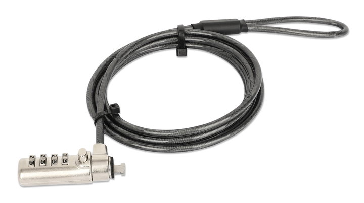 Lucchetto di Sicurezza per Notebook a Combinazione per Slot Nano - Manhattan IQ-LOK-16-KMH