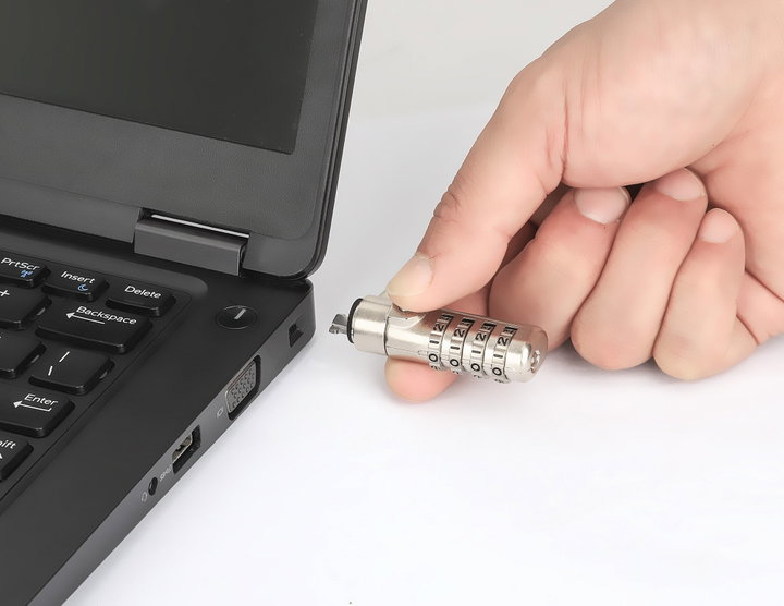 Lucchetto di Sicurezza per Notebook a Combinazione per Slot Nano - Manhattan IQ-LOK-16-KMH