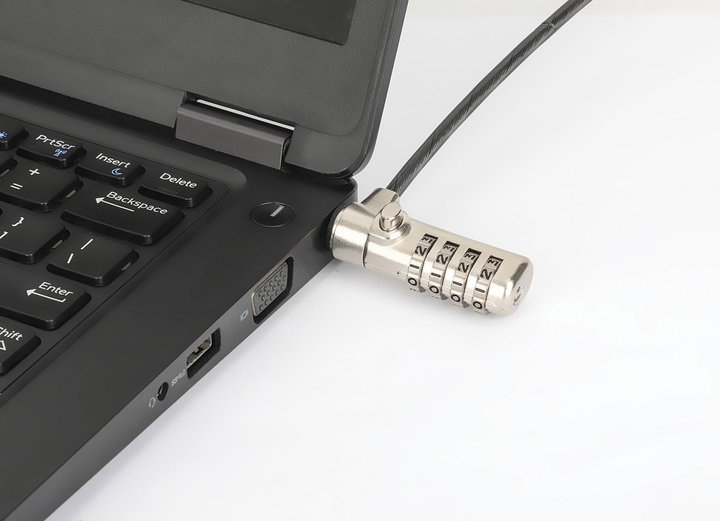 Lucchetto di Sicurezza per Notebook a Combinazione per Slot Nano - Manhattan IQ-LOK-16-KMH