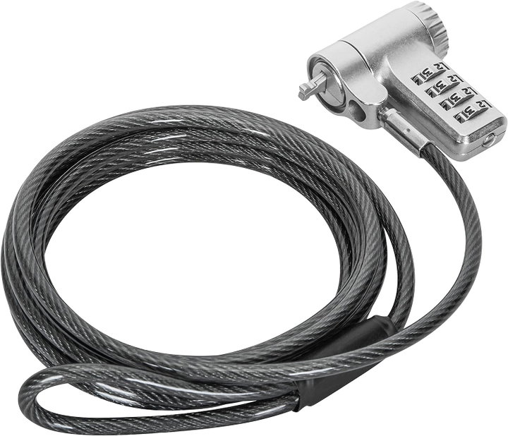 Lucchetto con Sistema di Sicurezza Universale a Combinazione per Notebook - Techly IQ-LOK-17-K