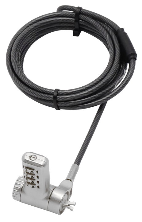 Lucchetto con Sistema di Sicurezza Universale a Combinazione per Notebook - Techly IQ-LOK-17-K